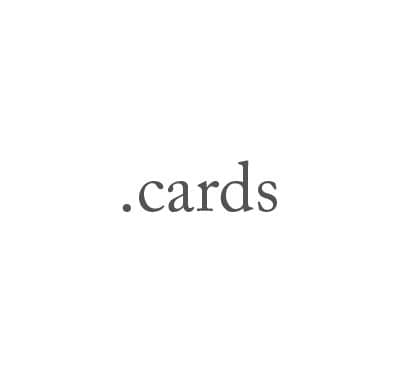 Top-Level-Domain .cards