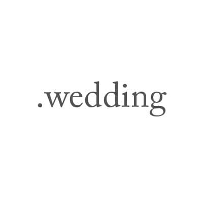 Top-Level-Domain .wedding