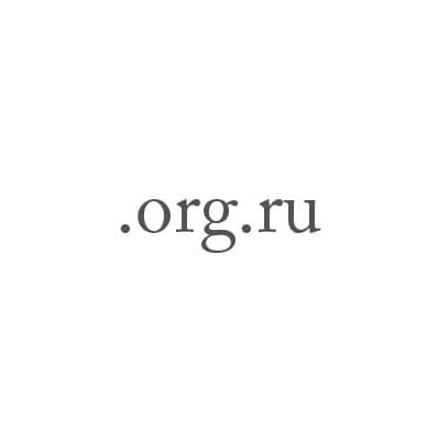 Top-Level-Domain .org.ru