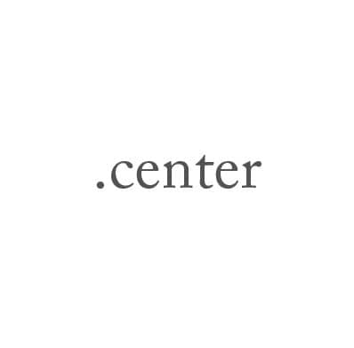 Top-Level-Domain .center
