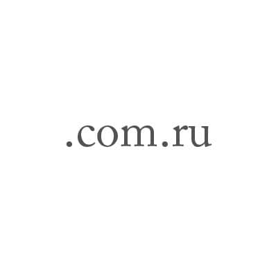Top-Level-Domain .com.ru