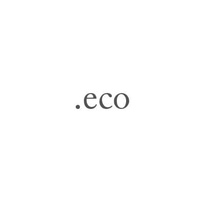 Top-Level-Domain .eco