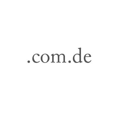 Top-Level-Domain .com.de