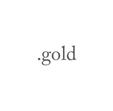 Top-Level-Domain .gold