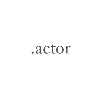Top-Level-Domain .actor