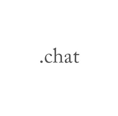Top-Level-Domain .chat